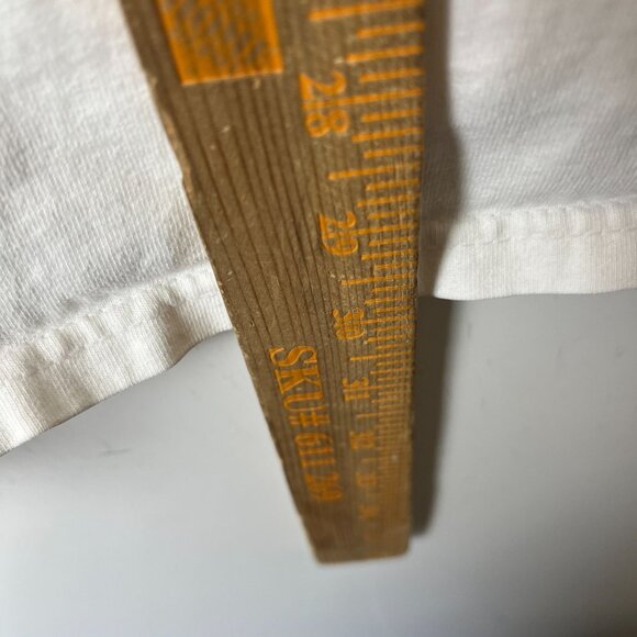 Vintage 90s Y2K Motorsports Dewey Cheetham Howe Racing T Shirt White XL Solid - Picture 10 of 16